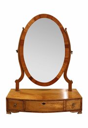 Pretty 19th-century Mahogany Dressing Table Mirror