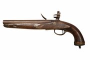 Belgian Flintlock Sea Service Pistol In Untouched 