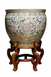 Chinese Decorative Porcelain Fish Bowl/Jardinière