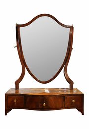 Early 19th Century Mahogany Dressing Table Mirror