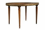 Early 20th Century Oval Walnut Coffee Table With B