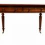 Early Victorian Mahogany Writing Table with Tooled