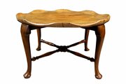 Edwardian Elm Scalloped Coffee Table, Circa 1900