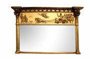 Fine 19th Century Giltwood Overmantel Mirror 