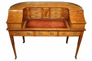 Fine Edwardian Satinwood Carlton House Desk