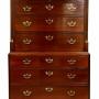 Fine George II Mahogany Tallboy (Chest on Chest), 