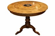 Fine Italian Walnut Marquetry Occasional Table