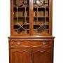 Fine Late Victorian Walnut Secretaire Bookcase