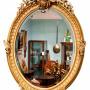 Fine Louis XV Style French Gilded Wall Mirror
