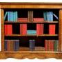Fine Quality Victorian Burr Walnut Open Bookcase