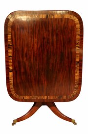 Fine Regency Mahogany Tilt-Top Breakfast Table 