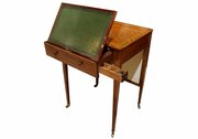 George III Mahogany & Satinwood Writing Table