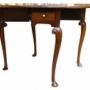 George II Cuban Mahogany Drop-Leaf Table with Hoof