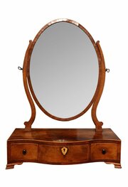 Georgian Oval Dressing Table Mirror 