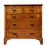 Georgian Style Walnut Crossbanded Bachelor’s Chest