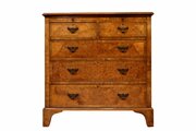 Georgian Style Walnut Crossbanded Bachelor’s Chest