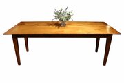 Large French Cherrywood Farmhouse Table 
