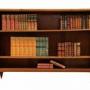 Late 19th Century Mahogany Open Bookcase with Tunb