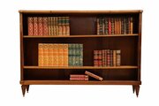 Late 19th Century Mahogany Open Bookcase With Tunb