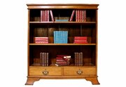 Late 19th Century Oak Open Bookcase