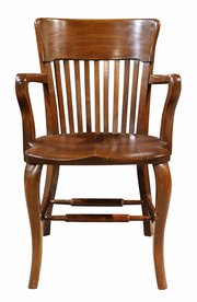 Mahogany Desk Chair, Circa 1900