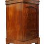 Mid-19th Century Flame Mahogany Pedestal Cupboard,