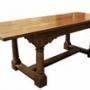 Mid 20thc Oak Refectory Table