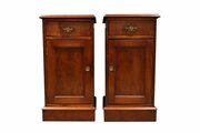 Pair Mahogany Bedside Cupboards