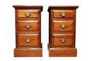 Pair Of Victorian Mahogany Bedside Chests