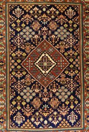 Persian Hand-Knotted Wool Rug