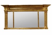 Regency Giltwood Overmantel Mirror – Triple Plate 