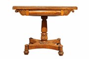 Regency Pollard Oak Games Table, C.1820