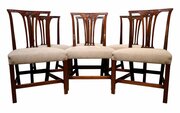 Set Of Six Georgian Mahogany Dining Chairs