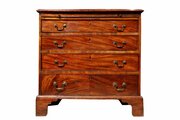 Small George III Mahogany Chest Of Drawers 