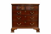 Small George III Mahogany Chest Of Drawers 