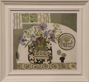 Vanessa Bowman (b.1970) – Spring Flowers And Hills