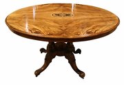 Victorian Figured Walnut Tilt-Top Centre Table Wit