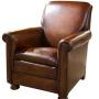 Vintage Hand dyed Leather Club Chair