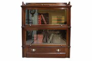 Wernicke Patent Elastic Bookcase With 2 Shelves An