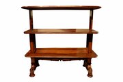 William IV Mahogany Rise & Fall Three-Tier Buffet,