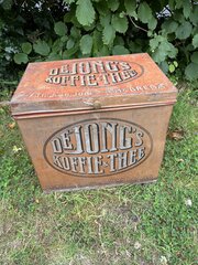 1930s De Jongs Tea And Coffee Advertising Tin