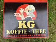 1930s KG Tea And Coffee Advertising Tin