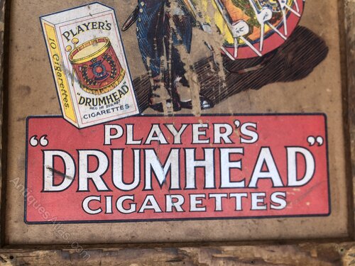 Antiques Atlas - 1930's Players Drumhead Cigarette Crate