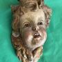 Late 18th Century Carved Cherubs Head