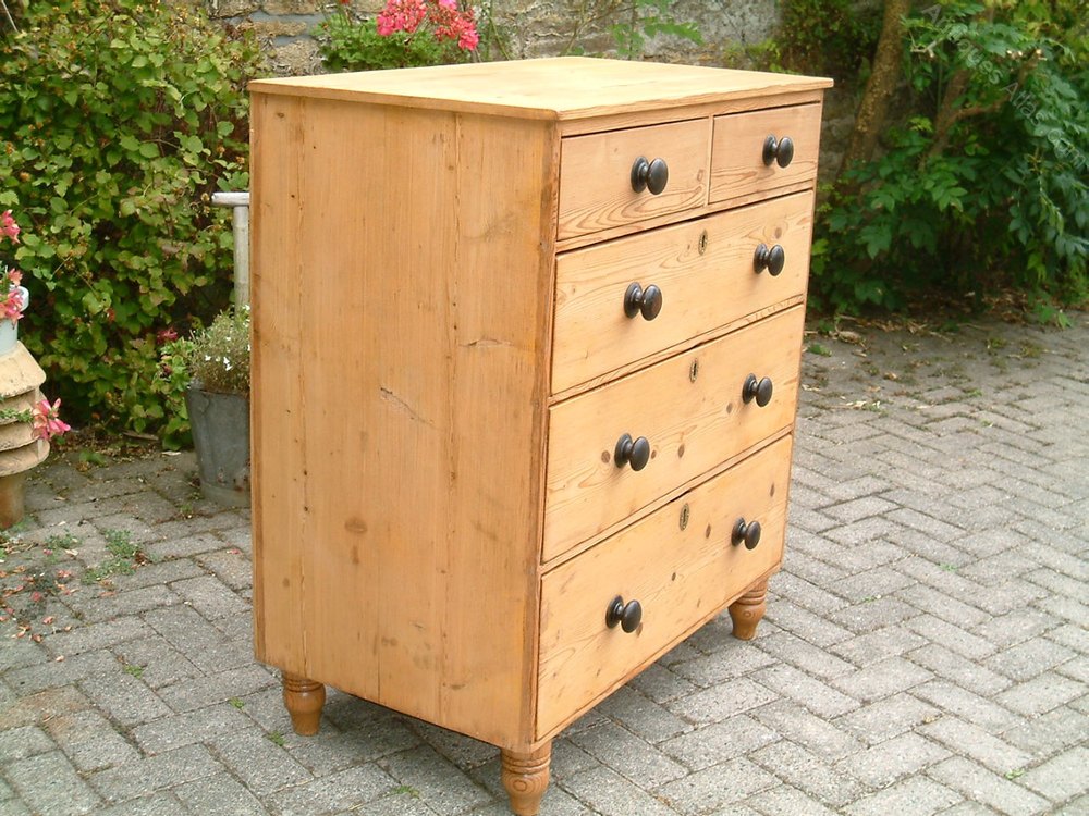 A Restored Early Victorian Pine Chest Of Drawers Antiques Atlas
