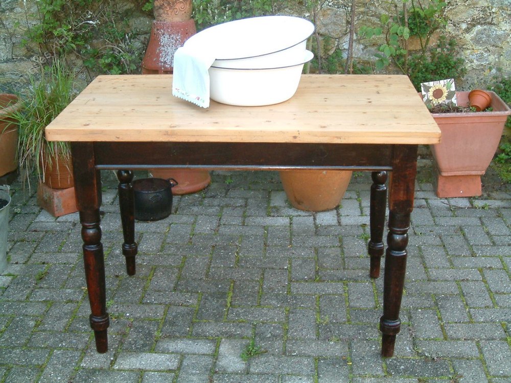 A Small Restored Antique Pine Table Antiques Atlas