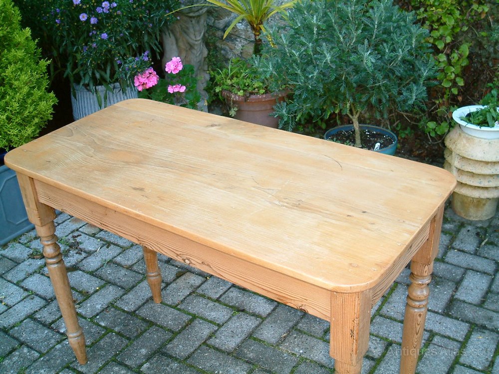 A Small Restored Victorian Pine Table Antiques Atlas