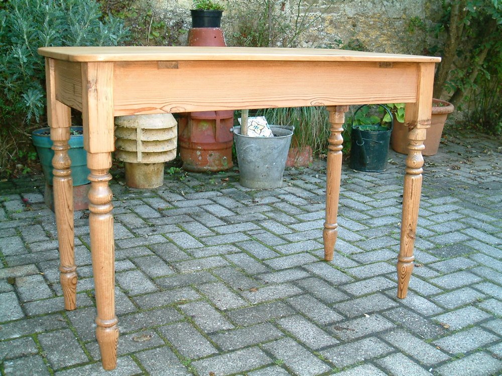 A Small Restored Victorian Pine Table Antiques Atlas