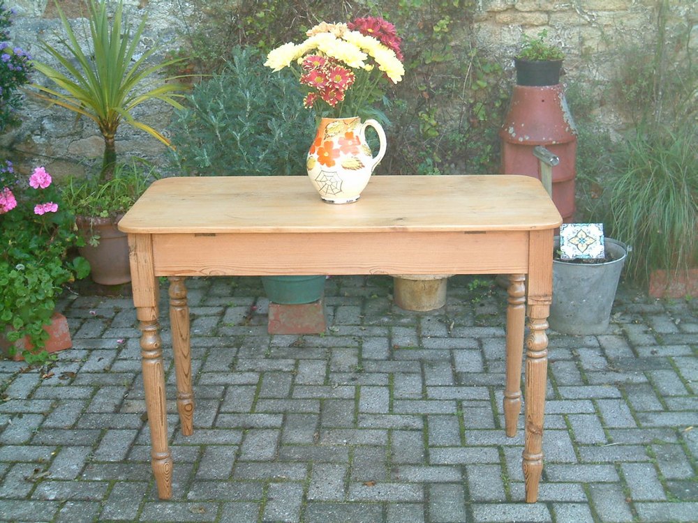 A Small Restored Victorian Pine Table Antiques Atlas