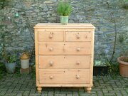 Antique PIne Chest Of Drawers